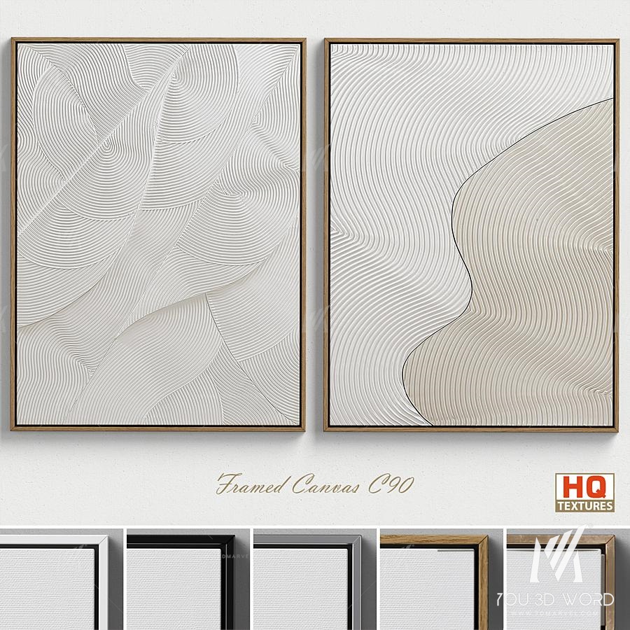 Framed Canvas C-90